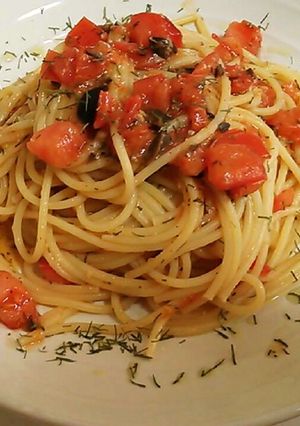 トマトのアンチョビパスタ-レシピのメイン写真