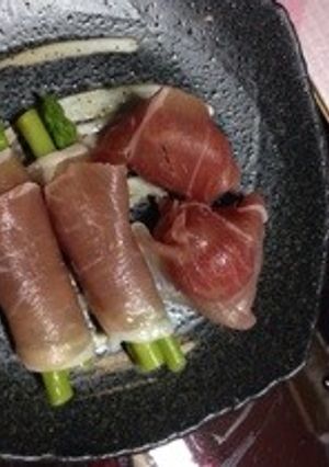 アスパラの生ハム巻き-レシピのメイン写真