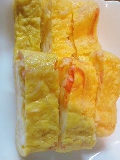 かにかま入り卵焼き-レシピのメイン写真