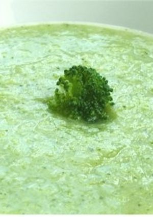 ブロッコリーと豆のポタージュ-レシピのメイン写真