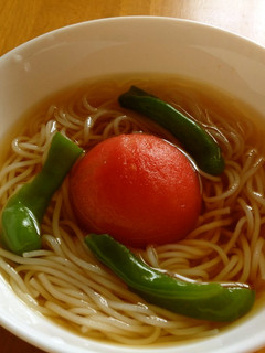 氷トマトdeだしそうめん-レシピのメイン写真