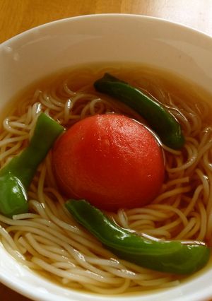 氷トマトdeだしそうめん-レシピのメイン写真