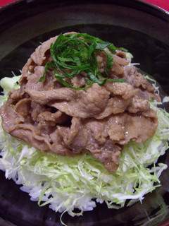 梅香る生姜焼き丼-レシピのメイン写真