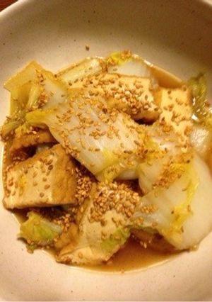 簡単！白菜と厚揚げのクッタリ煮♡-レシピのメイン写真