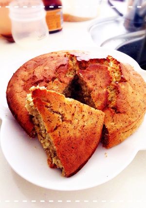 シリコン型でバナナteaケーキ♡-レシピのメイン写真