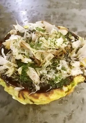 糖質オフ☆簡単昼ご飯ヘルシー豆腐お好焼き-レシピのメイン写真