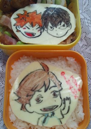 キャラ弁☆ ハイキュー☆ちびキャラ-レシピのメイン写真