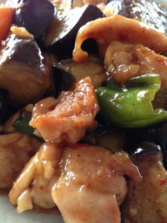 鶏肉・なすのピリ辛中華炒め-レシピのメイン写真