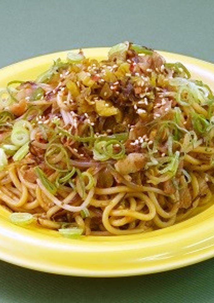 簡単旨い！！高菜ともやしの焼そば-レシピのメイン写真