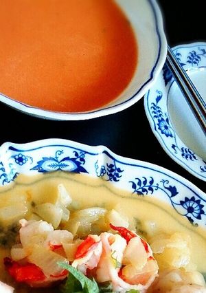海老の殻でお店の味ビスク-レシピのメイン写真