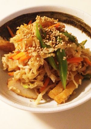フライパンで簡単、切り干し大根の煮物-レシピのメイン写真