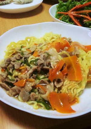 余り物で♪あんかけかた焼きそば-レシピのメイン写真