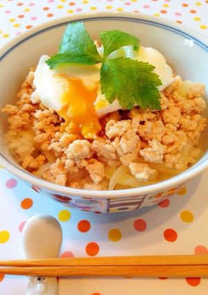 とろ〜り卵とそぼろの親子丼-レシピのメイン写真