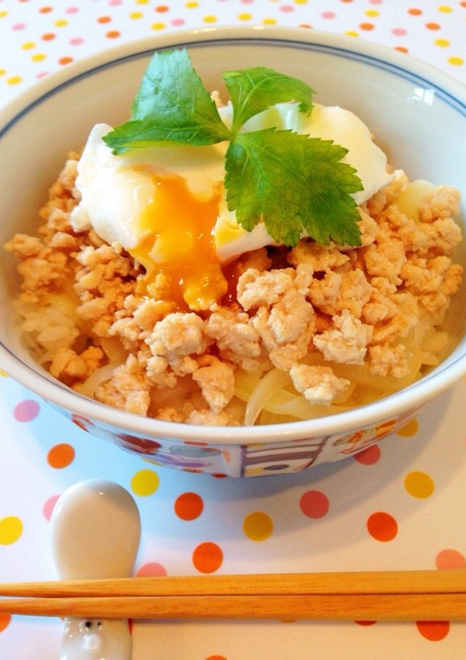 とろ〜り卵とそぼろの親子丼-レシピのメイン写真