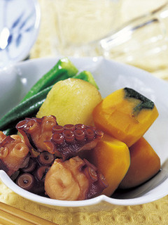 簡単★夏野菜とたこの煮物♪-レシピのメイン写真