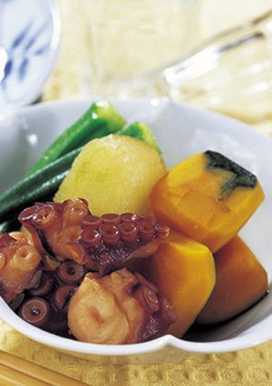簡単★夏野菜とたこの煮物♪-レシピのメイン写真