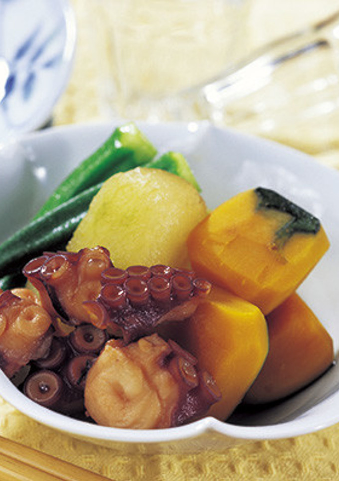 簡単★夏野菜とたこの煮物♪-レシピのメイン写真