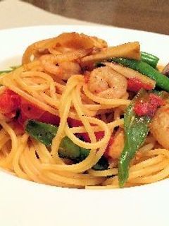 トマトとキノコのスパゲッティ-レシピのメイン写真