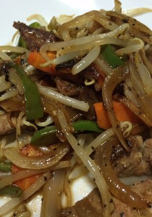 レバ野菜炒め-レシピのメイン写真