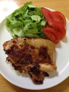 鳥もも肉の梅干し焼き-レシピのメイン写真