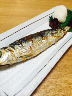 旬に♡イワシの塩焼きと焼き梅-レシピのメイン写真