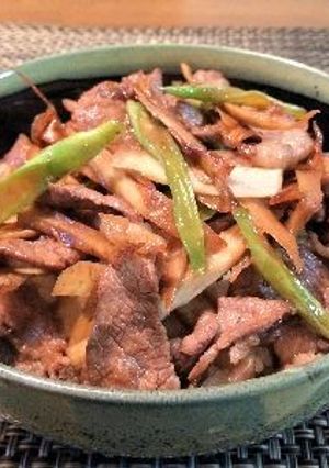 食物繊維たっぷり牛丼-レシピのメイン写真