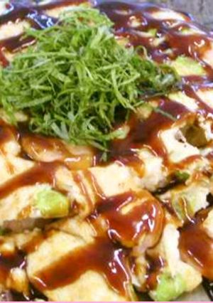 春休みのランチ☆えびと枝豆のお好み焼き-レシピのメイン写真