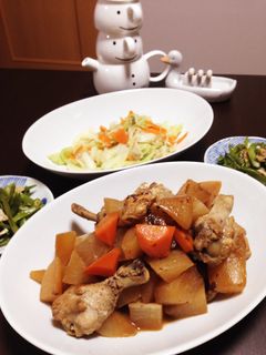 さっぱり!大根と手羽元の黒酢煮-レシピのメイン写真