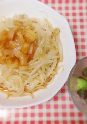 しゃきしゃきもやしのつるつるそーめん-レシピのメイン写真