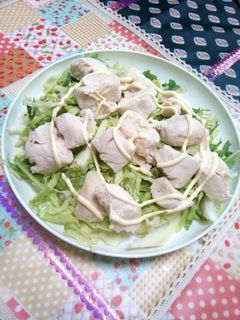 キャベツささみサラダ-レシピのメイン写真