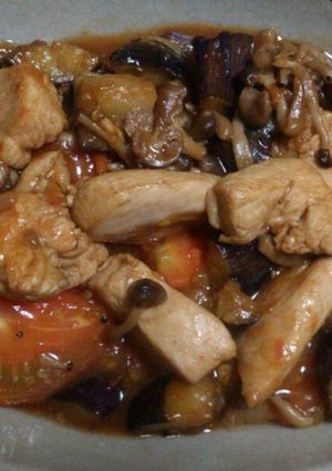 夏バテ吹き飛ぶ！鶏むね肉のさっぱり炒め-レシピのメイン写真