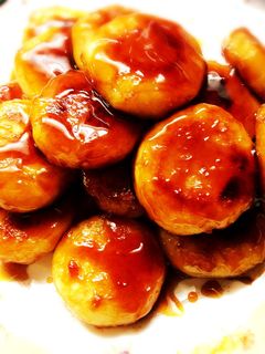 じゃがいもで!みたらし風ポテもち-レシピのメイン写真