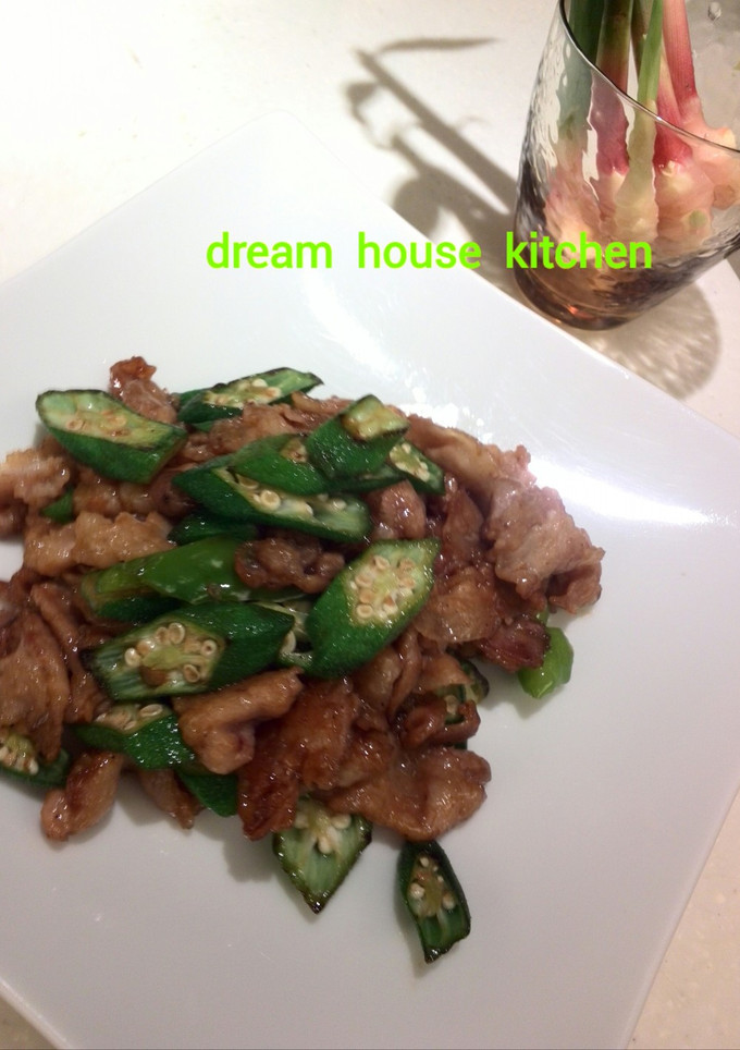 夏野菜で★豚肉とオクラのオイスター炒め-レシピのメイン写真