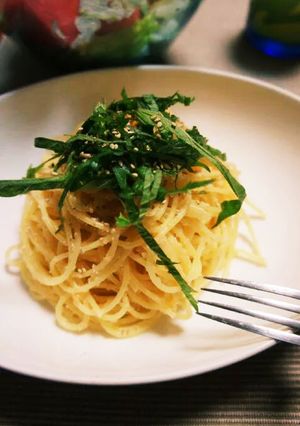 簡単！子供も大好き、たらこパスタ-レシピのメイン写真