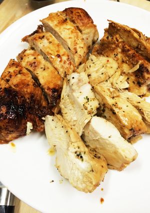 ふっくら鶏胸肉焼き-レシピのメイン写真
