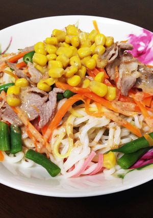時短！簡単コープ坦々麺風そうめん-レシピのメイン写真