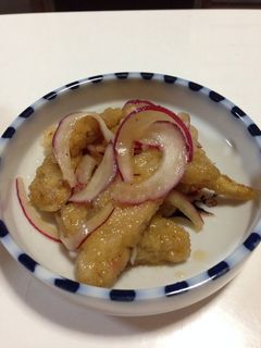 さっぱり☆ごぼうと玉ねぎの南蛮漬け-レシピのメイン写真
