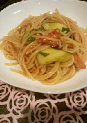 きゅうりとトマトのスパゲティ-レシピのメイン写真