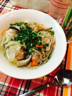 肉しゅうまいで野菜たっぷりスープ。-レシピのメイン写真