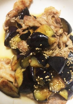 ナス豚炒め-レシピのメイン写真