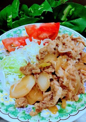 我が家の豚バラ生姜焼き-レシピのメイン写真