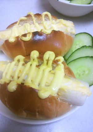 たまごサラダのちくわぱん-レシピのメイン写真