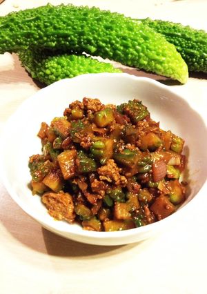 大量消費！ゴーヤ肉味噌-レシピのメイン写真