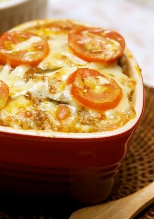 チキンライスとポテサラで簡単グラタン♪-レシピのメイン写真
