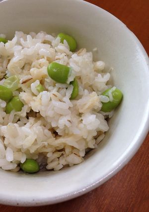 ほたて貝柱と枝豆のご飯-レシピのメイン写真