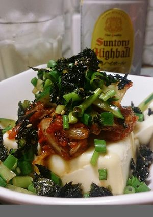 韓国風冷奴-レシピのメイン写真