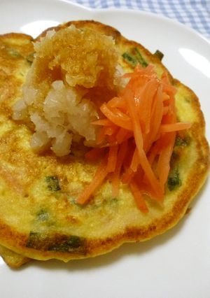 紅しょうがたっぷり♡豆腐のお好み焼き-レシピのメイン写真