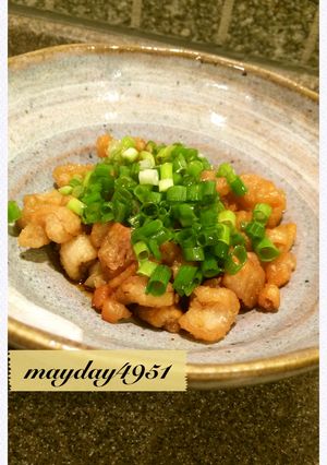♪うまうま 簡単 鶏皮ポン酢 柚子胡椒♪-レシピのメイン写真