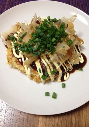 ふわ！シャキ！豆腐でお好み焼き-レシピのメイン写真