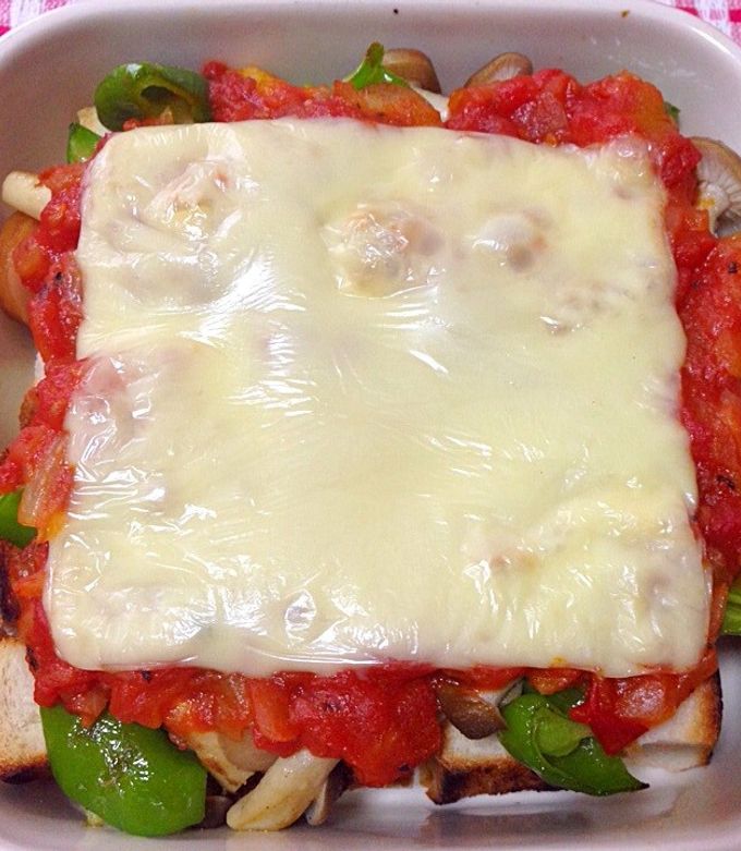 トマトソースdeパングラタン-レシピのメイン写真